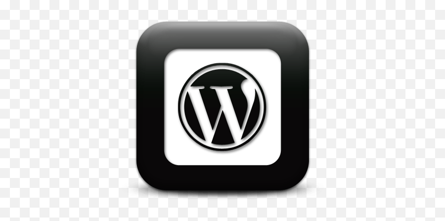 Wp Simple - Blacksquareiconsocialmedialogoswordpress Wordpress Icon Emoji,Social Media Logos