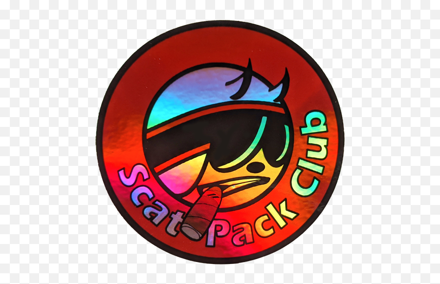 Scat Pack Club Scatpackclub Decals For Sale Emoji,Transparent Holographic Film