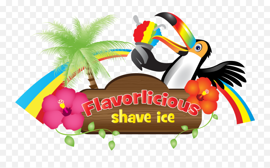 Flavorlicious Shave Ice - Logo Snow Cone Design Clipart Emoji,Snow Cones Clipart