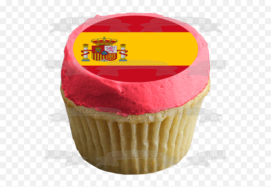 Flag Of Spain Red Yellow Edible Cake Topper Image Abpid09412 Emoji,Spanish Flag Png