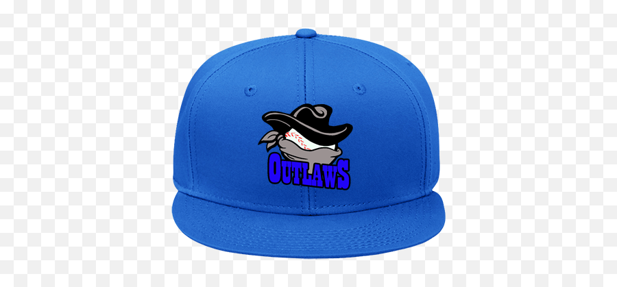 Ac Outlaws Flat Bill Snap Back Flat Bill Hat Emoji,Outlaws Baseball Logo