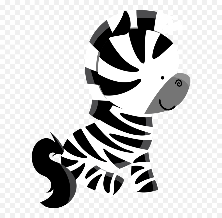 Download Hd Larger Clipart Zebra - Zebra Para Baby Shower Emoji,Zebras Clipart