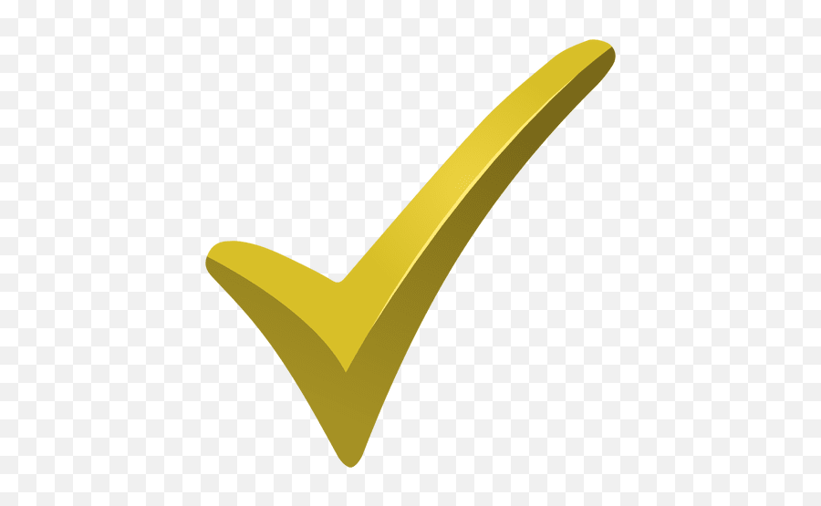 Checkmark Clipart Yellow Checkmark Yellow Transparent Free - Yellow Thick Mark Emoji,Check Mark Clipart