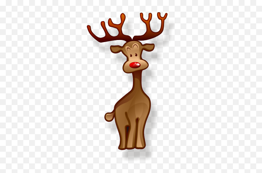 Christmas Reindeer Png Hd Image - Reindeer Icon Emoji,Reindeer Png