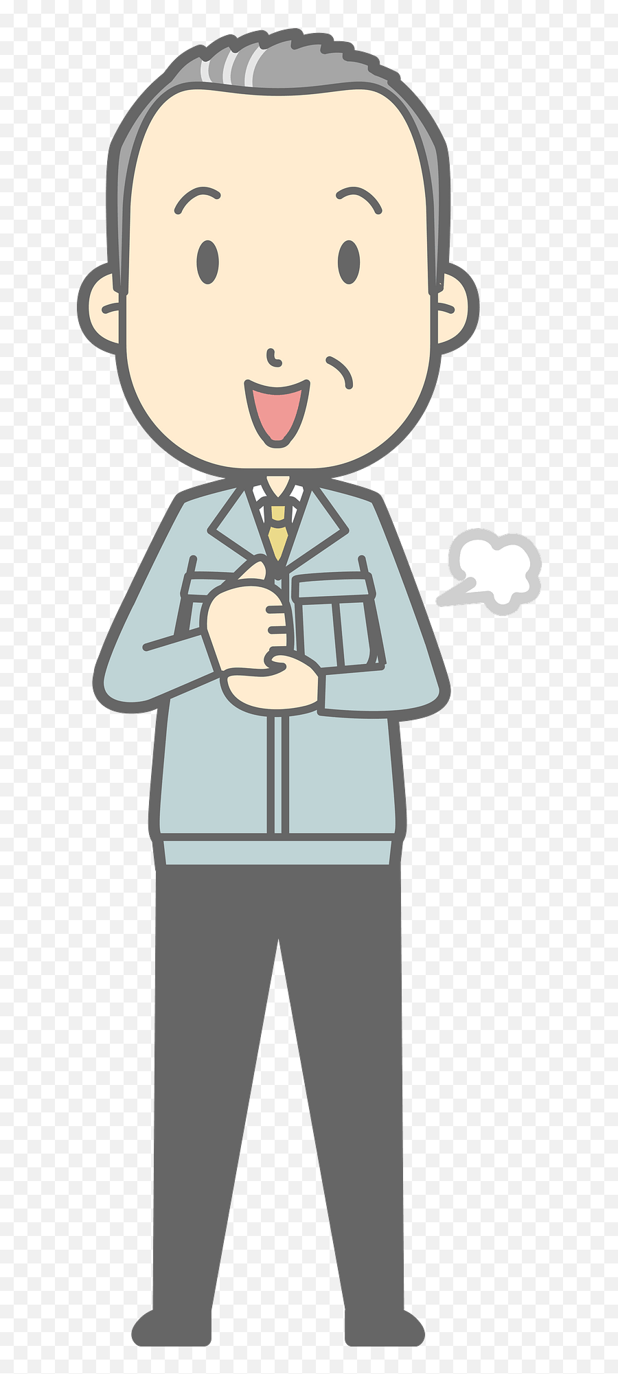 Matt Businessman Has An Idea Clipart Free Download - Worker Emoji,Idea Clipart