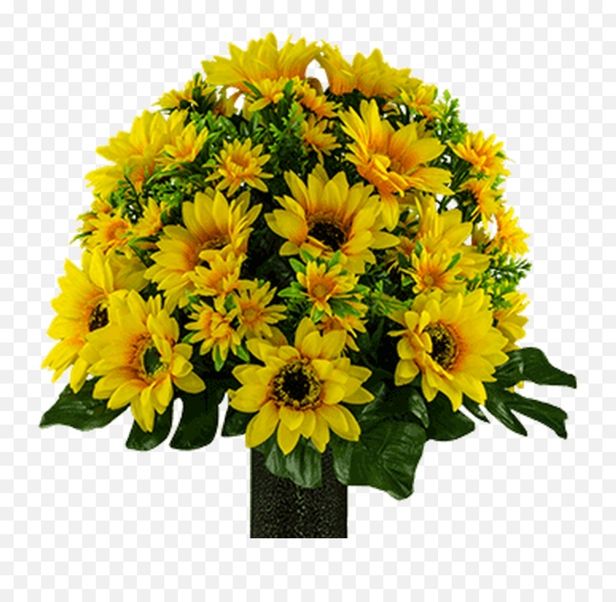 Medium Yellow Sunflower Cone - Fresh Emoji,Sunflower Transparent
