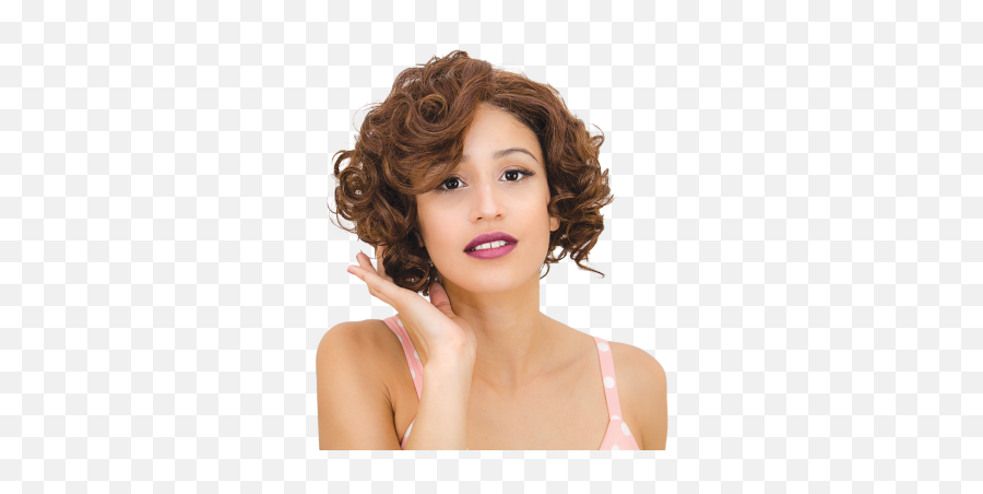 Alison Lace Wig - Curly Emoji,Transparent Lace Wigs