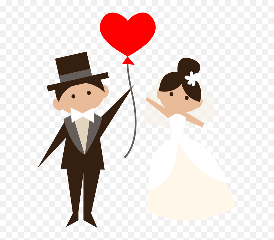 Bride And Groom Transparent Png Images - Parejas De Bodas Png Emoji,Wedding Clipart