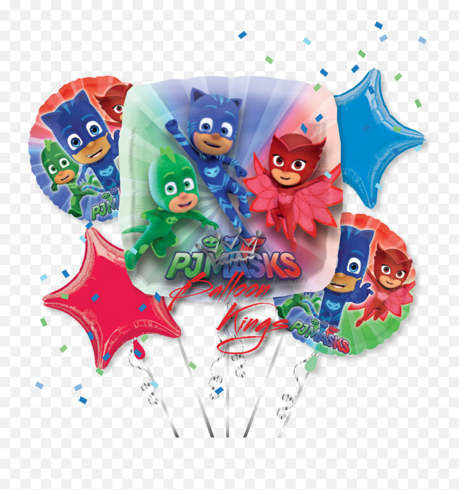 Pj Masks Bouquet - Pj Masks Balloons Png Emoji,Pj Mask Png