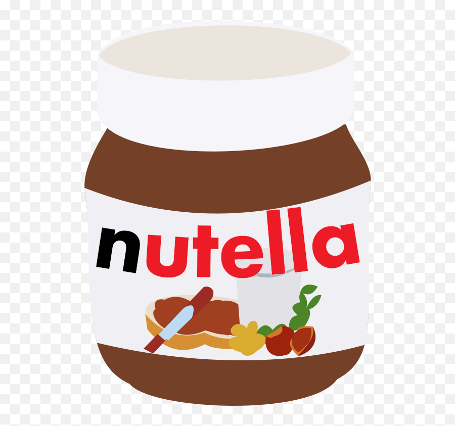 Nutella Clipart - Nutella Sticker Emoji,Nutella Logo
