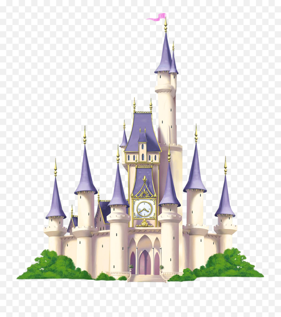 Cinderella Castle Disney Castle Disney - Disney Castle Cartoon Emoji,Disney Castle Logo