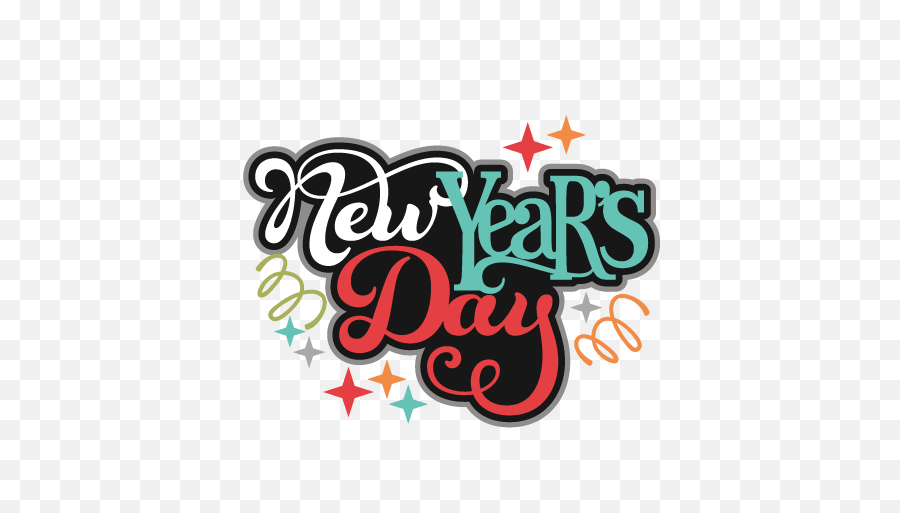 Day Sticker Transparent Png Image - New Years Day Transparent Emoji,New Years Png