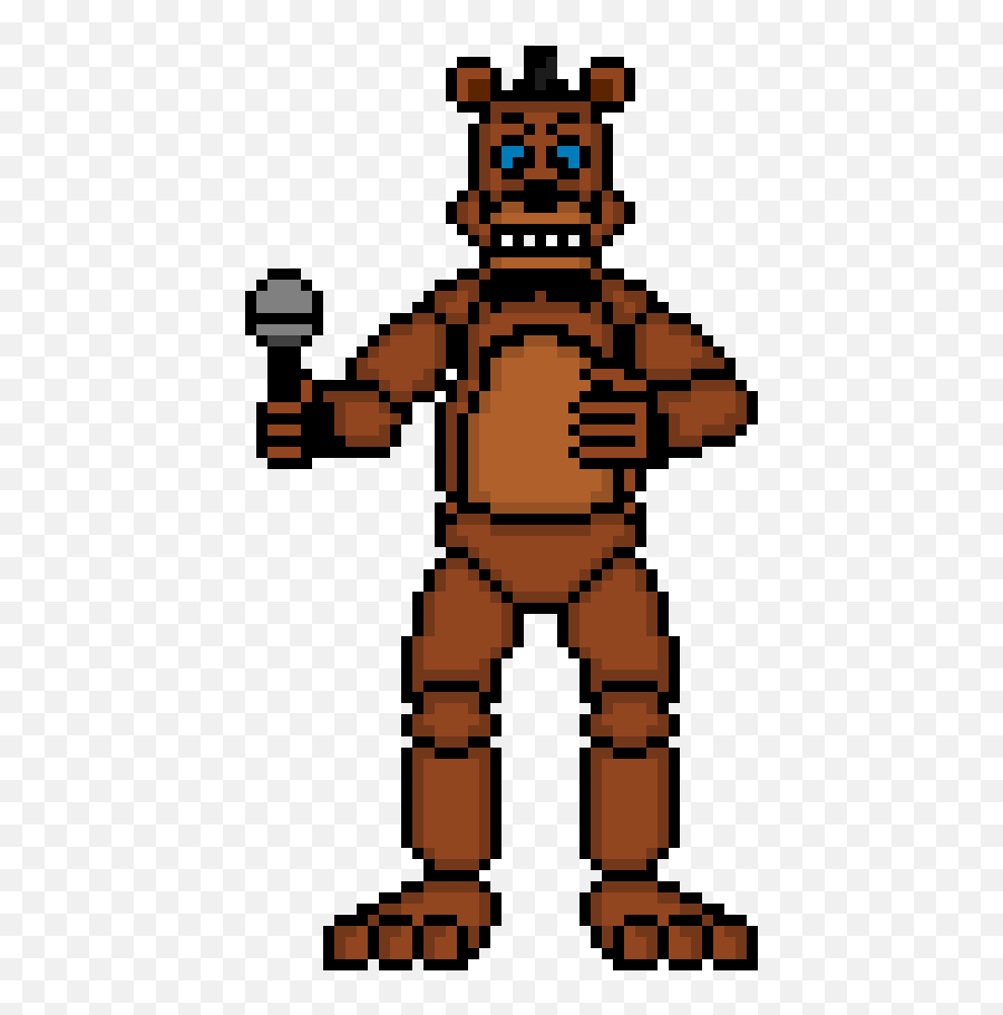 Freddy Fazbear Png - Freddy Pixel Art Emoji,Freddy Fazbear Png