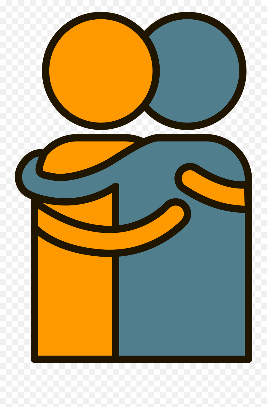 Hug Clipart - Clip Art Emoji,Hug Clipart