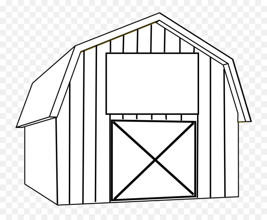 Library Of Image Free Library Barn - Barn Clipart Black And White Emoji,Barn Clipart