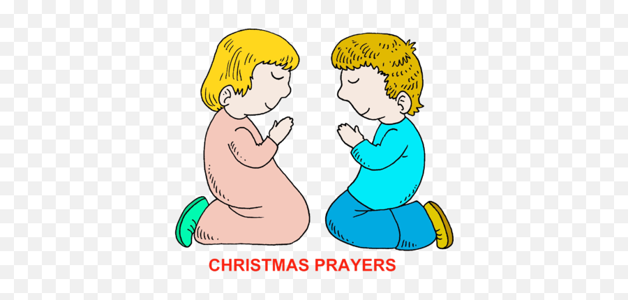 Christmas Prayer - Praying For Each Other Clipart Emoji,Prayer Clipart