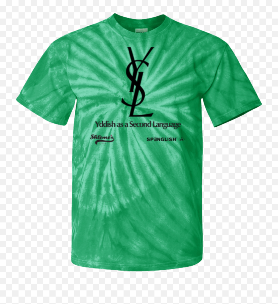 Ysl Cotton Tie Dye T - Luxury Brand Emoji,Ysl Logo T-shirt