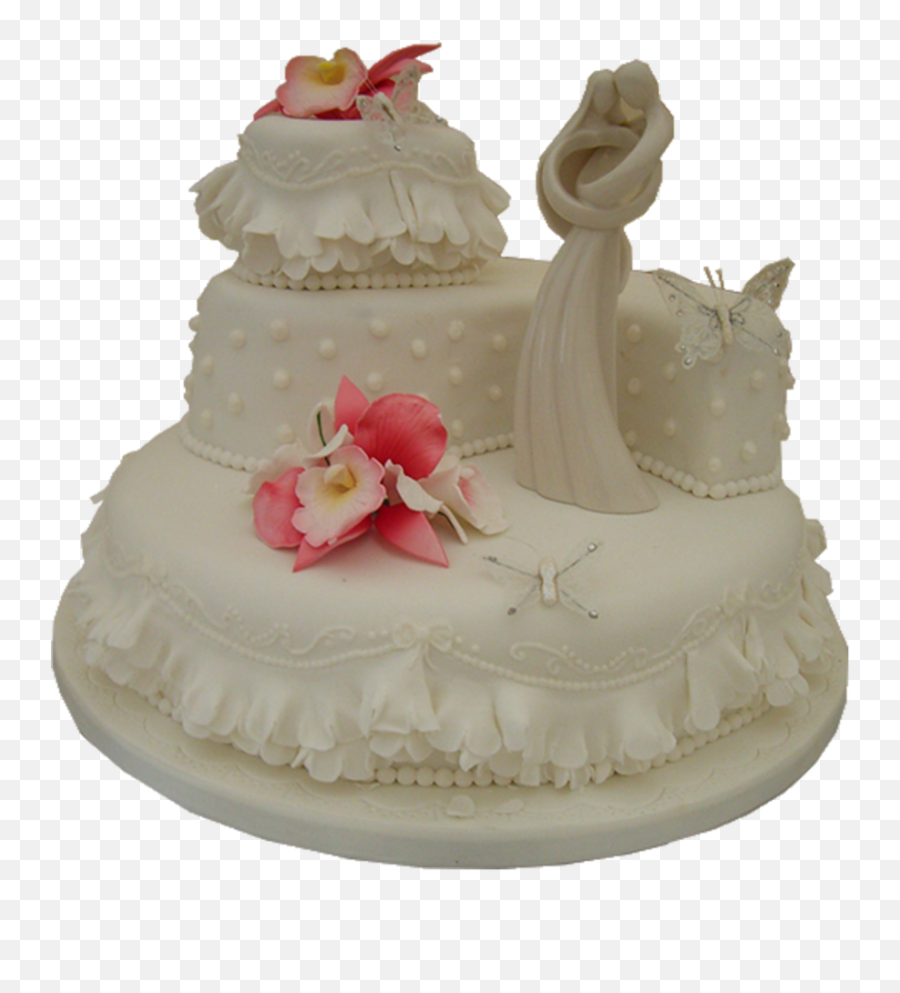 Wedding Cake Png - Pink Wedding Cake Transparent Emoji,Wedding Cakes Clipart