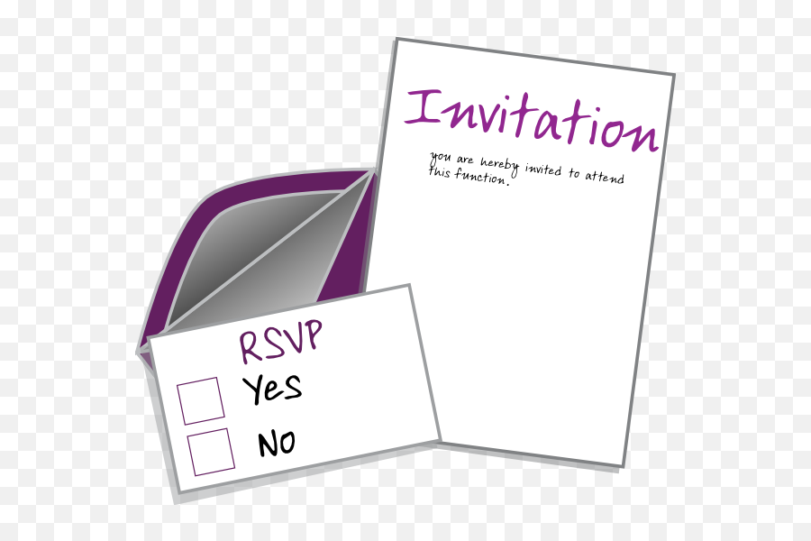 Invitation Clip Art Transparent Cartoon - Jingfm Horizontal Emoji,Invitation Clipart
