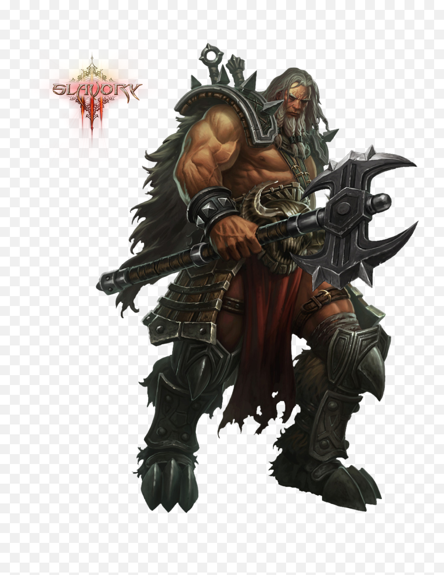 Download Second Barbarian - Diablo 3 Barbarian Png Png Image Emoji,Diablo 3 Logo
