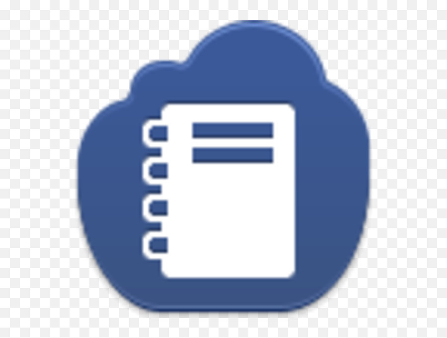 Download Hd Notepad Icon Image - Facebook Transparent Png Emoji,Notepad Logo