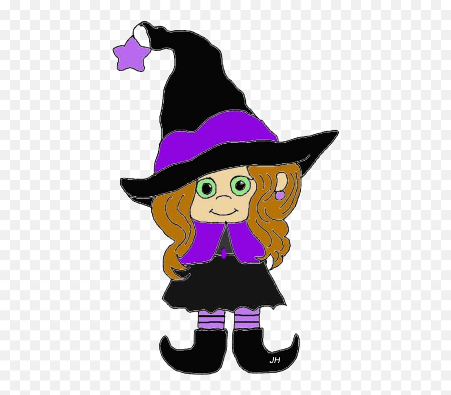 Free Clipart Free Png Graphics Halloween Clipart Cute - Fictional Character Emoji,Witch Hat Clipart