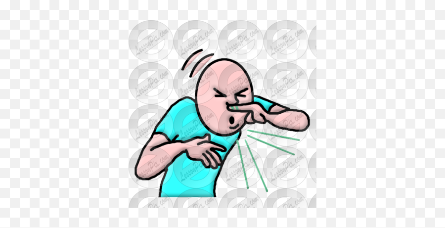 Sneeze Picture For Classroom Therapy Use - Great Sneeze Emoji,Sneezing Clipart
