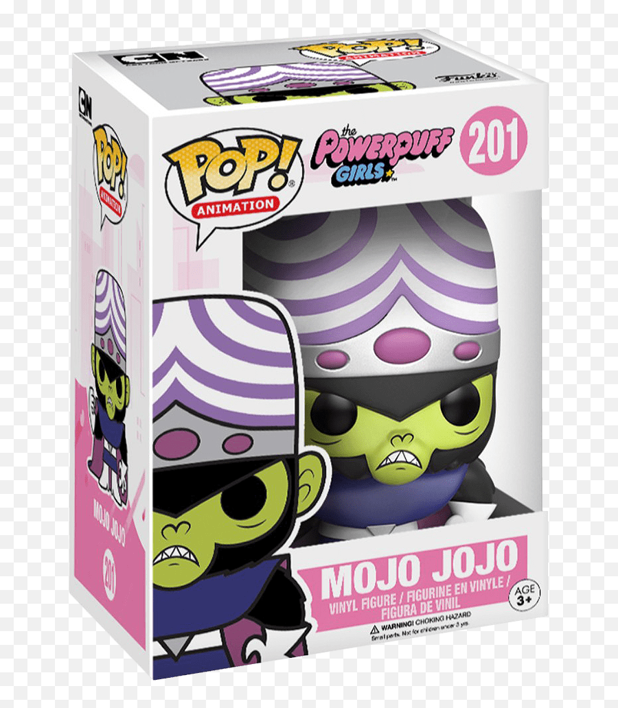 Funko Pop Animation 201 The Powerpuff Girls - Mojo Jojo Vinyl Figure New Emoji,Mojo Jojo Png