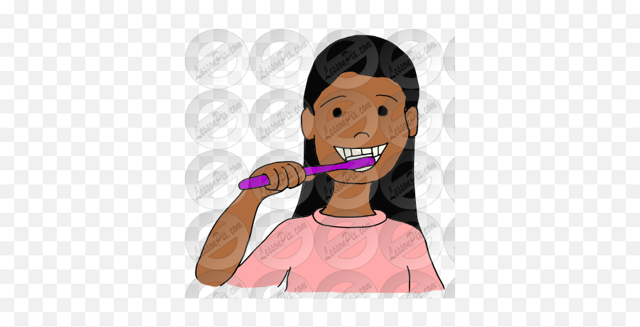 Brush Teeth Picture For Classroom - Toothbrush Emoji,Brush Teeth Clipart