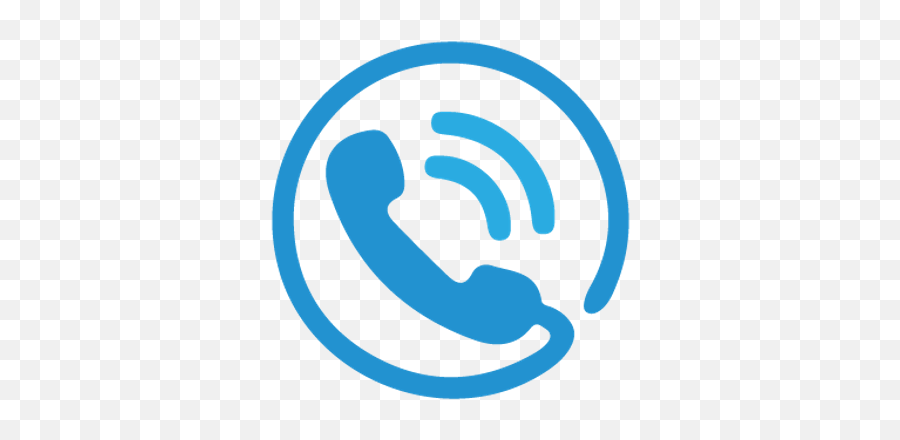 Download Hd Blue Phone Icon - Transparent Background Phone Transparent Background Blue Phone Icon Emoji,Phone Logo
