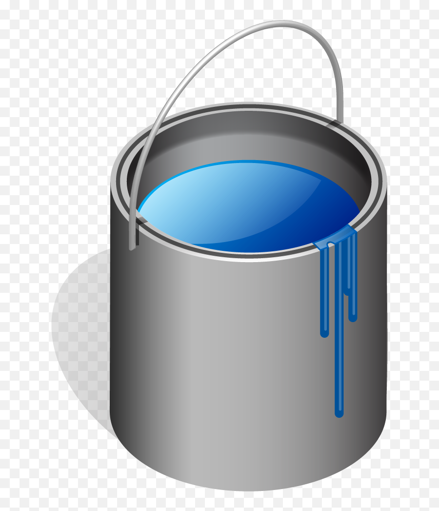 Paint Can And Brush Free Clip - Paint Can Clipart Emoji,Can Clipart
