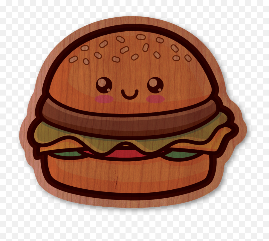 Cute Burger Emoji,Cute Transparent Stickers