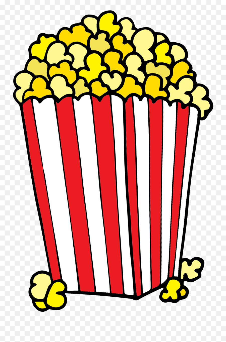 Movie Theater Popcorn Clip Art 1 - For Party Emoji,Movie Theater Clipart