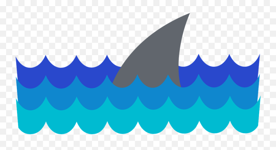 Shark Fin Sea - Free Vector Graphic On Pixabay Emoji,Fin Transparent