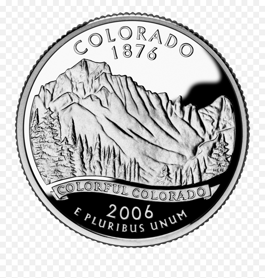 Colorado Drawing Love - Colorado Quarter Clipart Full Size Colorado Quarter Emoji,Quarter Clipart