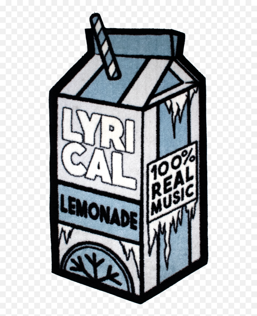 The On The Rocks Carton Rug - Lyrical Lemonade Carton Emoji,Lyrical Lemonade Logo
