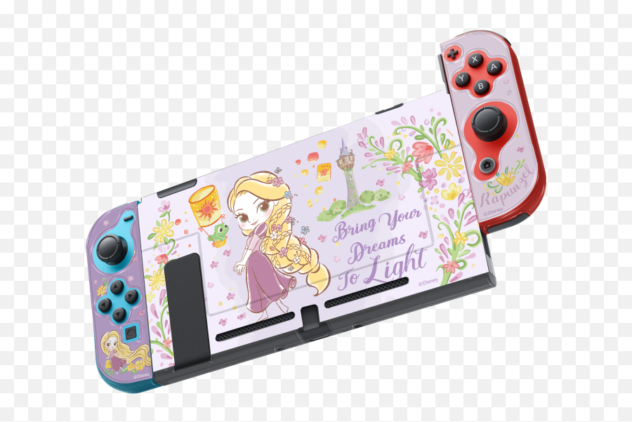 4450 Rapunzel Nintendo Switch Ultra - Thin Clear Case Winnie The Pooh Nintendo Switch Case Emoji,Nintendo Switch Transparent