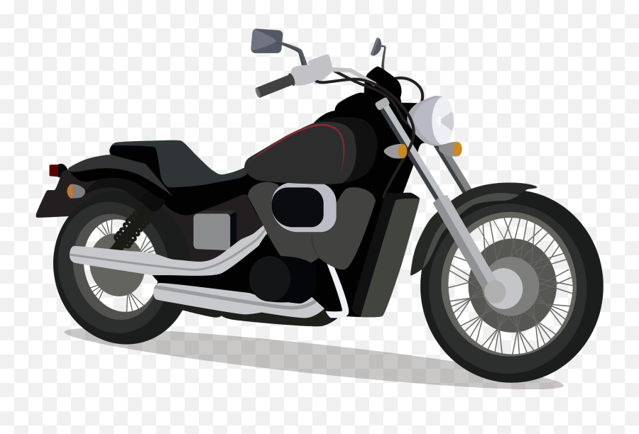Honda Shadow Clipart - Honda Shadow Motorcycle Clipart Silhouette Emoji,Shadow Clipart