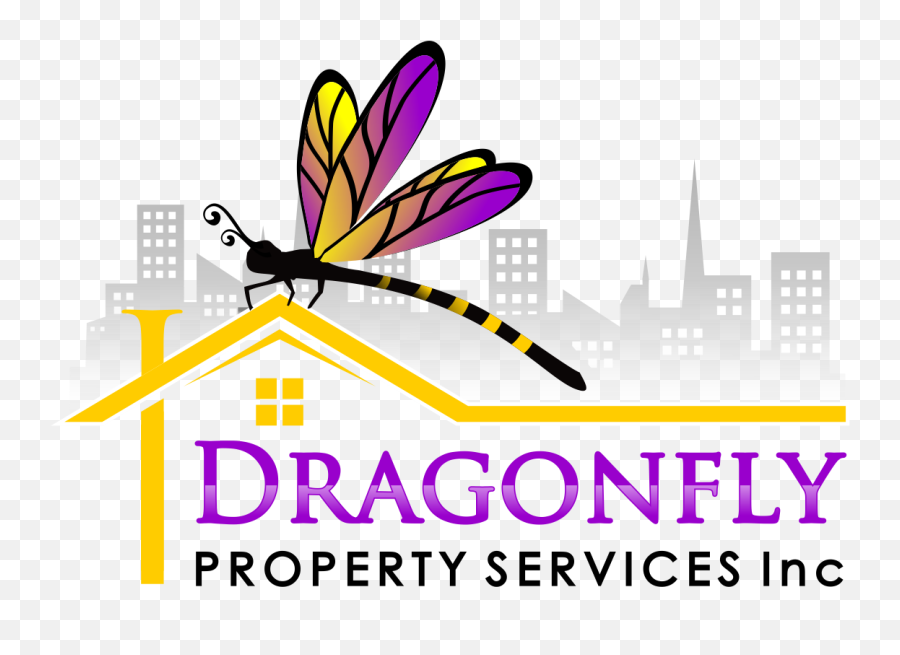 Logo - Dragonfly Property Services Inc Language Emoji,Dragonfly Logo