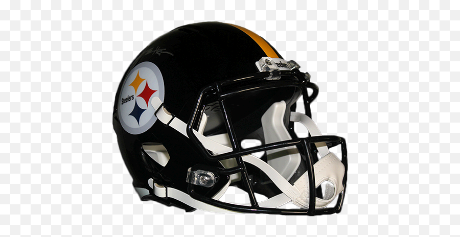 Antonio Brown Pittsburgh Steelers Autographed Football Full Size Speed Replica Helmet Jsa - Revolution Helmets Emoji,Steelers Helmets Logo