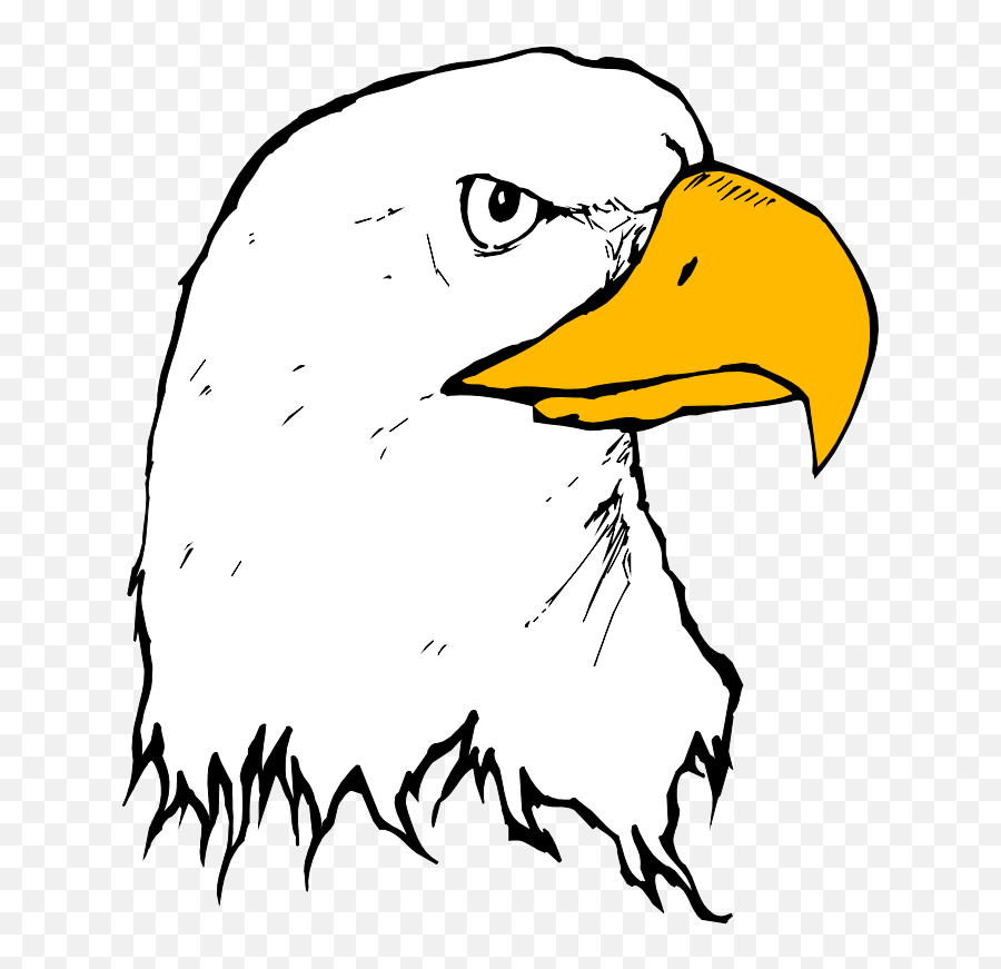 Free Eagle Clipart - Cartoon Drawing Of Eagle Bird Emoji,Eagle Clipart Free
