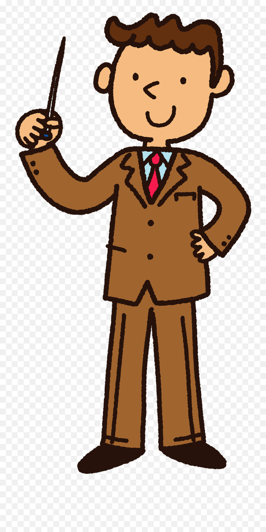 Male Teacher Clipart - Professor Clipart Emoji,Male Clipart