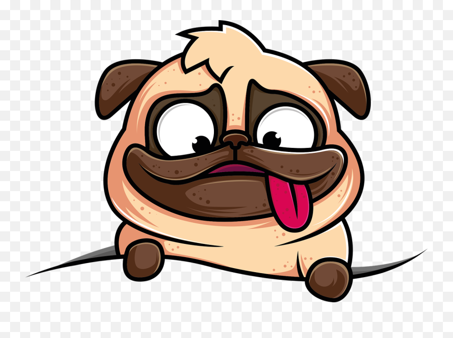 300 Cute Puppy Vector And Clipart - Pixabay Pixabay Pug Png Emoji,Dog Bone Clipart