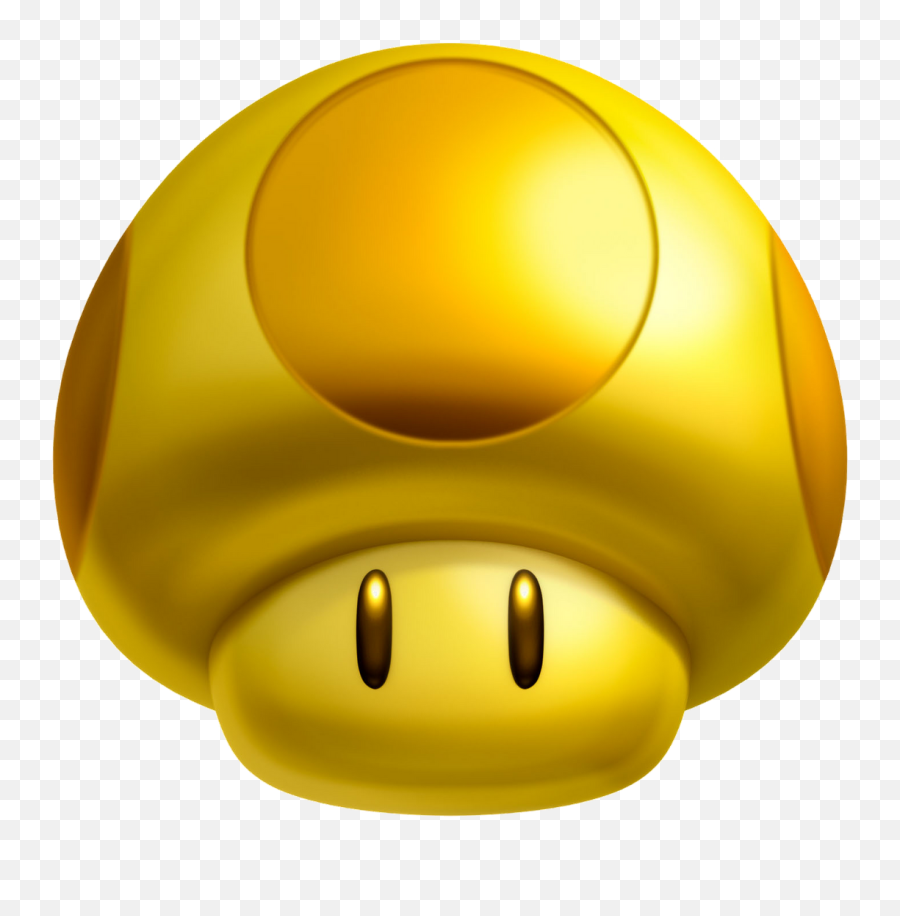 Download Hd New Super Mario Bros 2 Gold Mushroom Transparent Emoji,Super Mario Bros 2 Logo