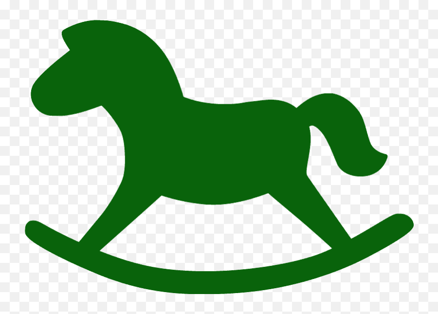 Rocking Horse Silhouette - Free Vector Silhouettes Creazilla Emoji,Rocking Horse Clipart