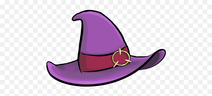 Little Witch Academia Student Hat Luna Nova Hat - Clip Art Little Witch Academia Hat Png Emoji,Witch Hat Clipart