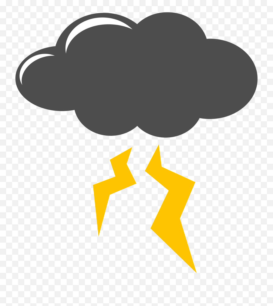 Dark Clouds And Lightning Clipart Free Download Transparent Emoji,Dark Clouds Png