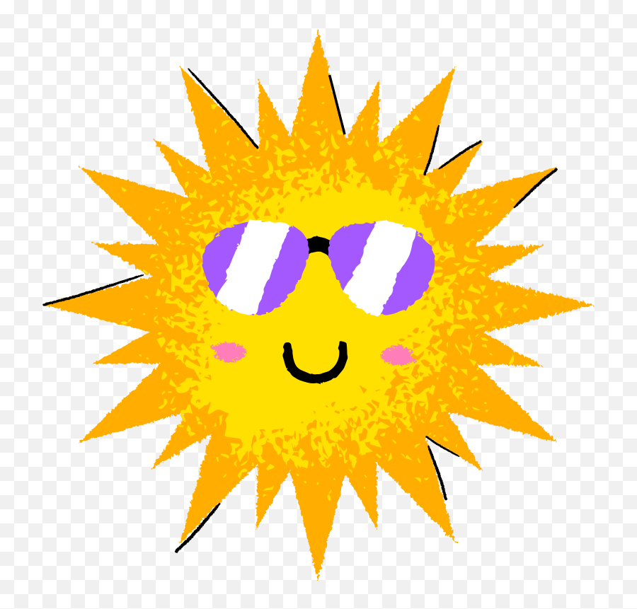 Sun And Cloud Clipart Illustrations U0026 Images In Png And Svg Emoji,Sun Vector Png