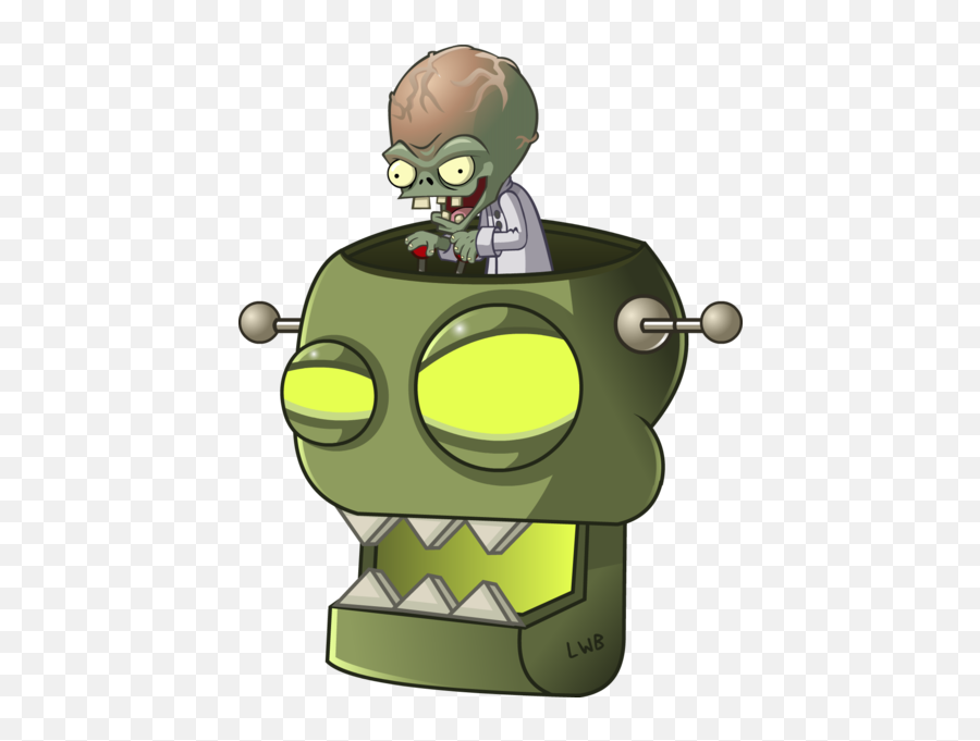 Weirdo Zombie - Plants Vs Zombies Zombot Head Emoji,Zombie Png