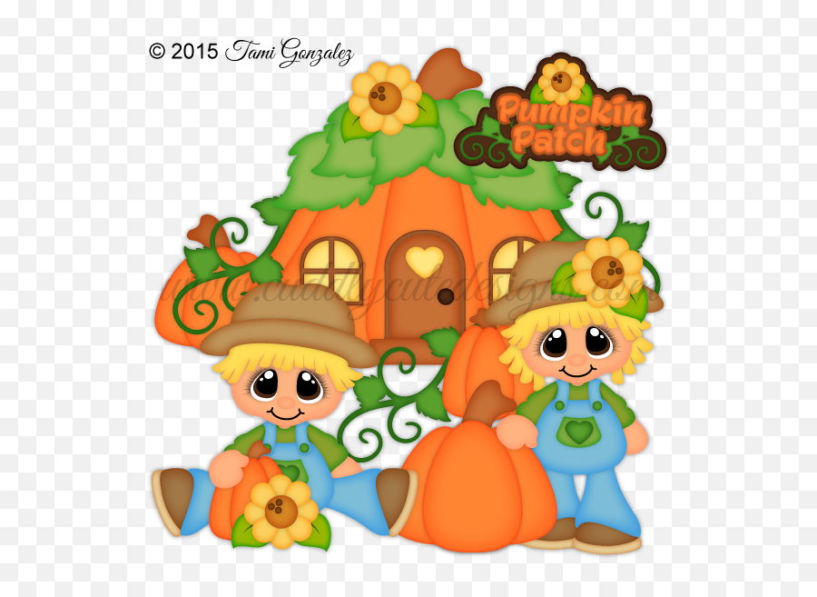Pumpkin Patch Cuties Halloween Scrapbook Fall Scrapbook Emoji,Pumpkin Patch Clipart